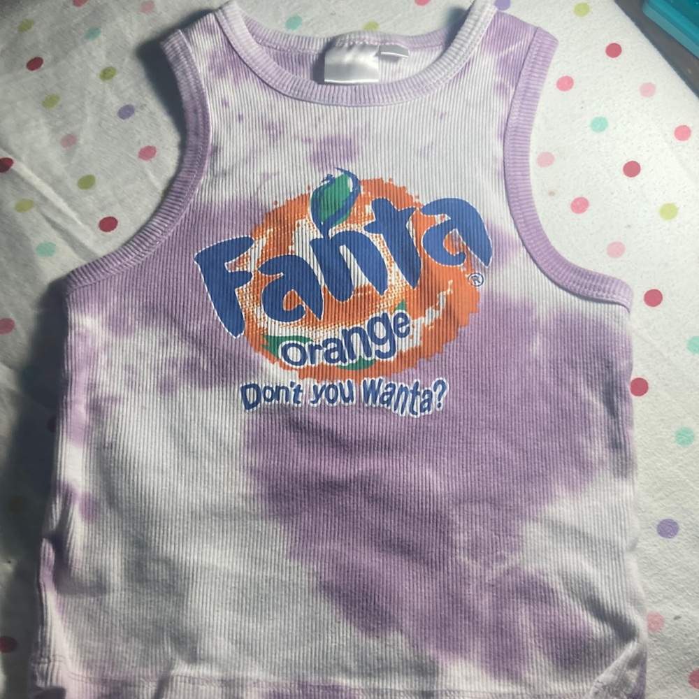 Purple and white tie-dye